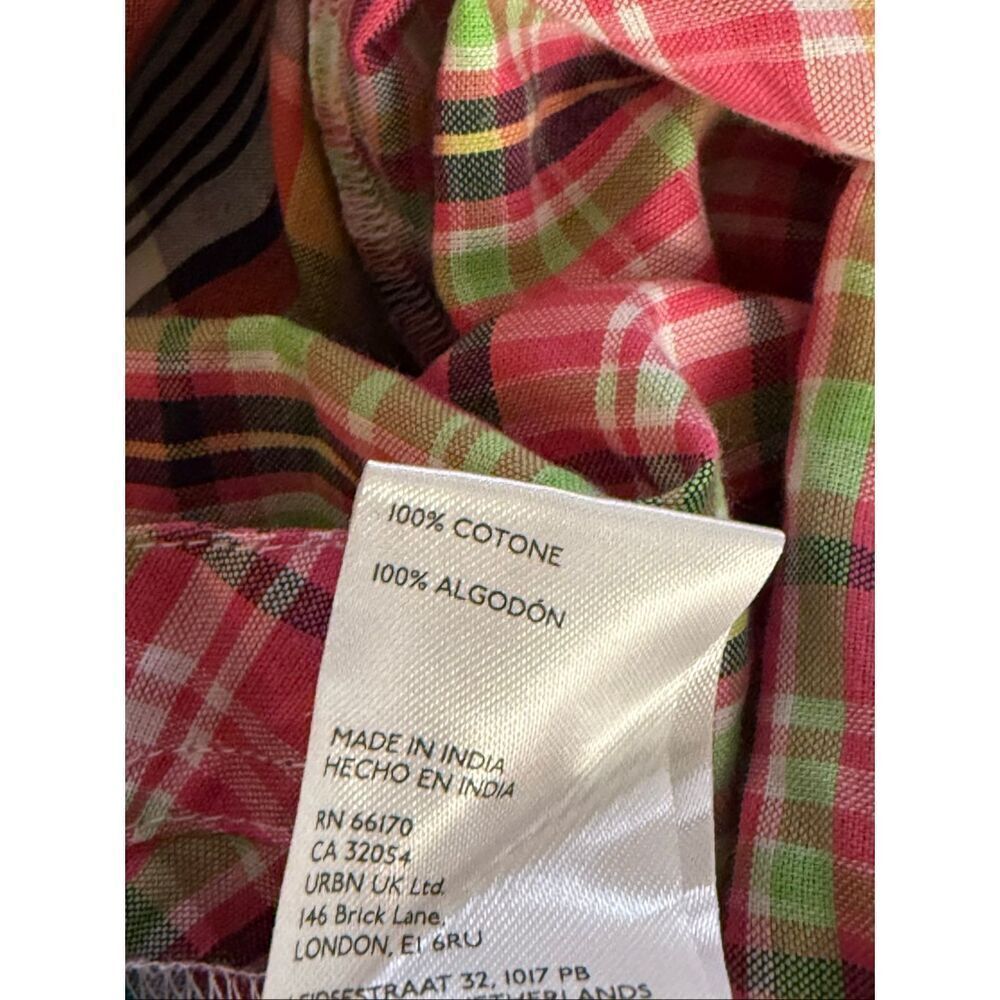 Pilcro Patchwork Halter Midi Dress Anthropologie Cotton Boho Summer XS - Picture 16 of 16